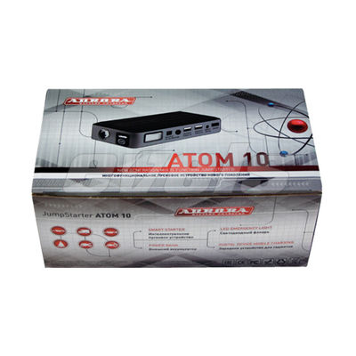 Пусковое устройство АТОМ 10  12В, 9600мАч, 300/600А, 35,5Вт*ч  AURORA — фото №3